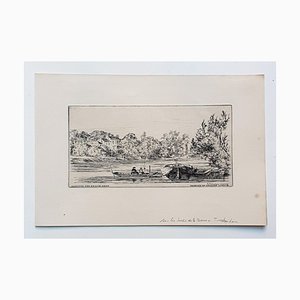 Landscape - Original Radierung auf Papier von Arthur Evershed - 1876 1876