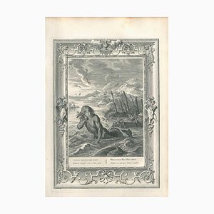 Glaucus, from ''Le Temple des Muses'' - Original Etching by B. Picart - 1742 1742