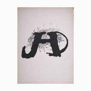 Lithographie Untitled - Original par Antoni Tapies - 1979 1974