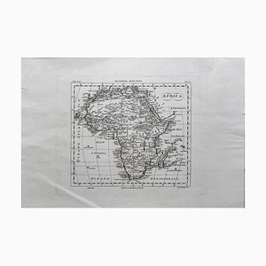 Ancient Map of Africa - Original Etching - 19th century 19th Century