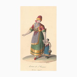 Costume di San Giovanni - Acquarello di M. De Vito - 1820 ca. 1820 ca