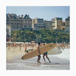 Peter Viertel Oversize C Print Framed in White by Slim Aarons