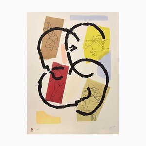 Rafael Canogar, Los Juegos, Original Lithograph, 2008