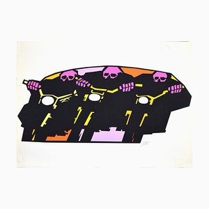 Riders - Original Screen Print from S. Simeoni - 1970s 1970s