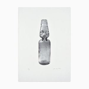 Botella de vidrio - Fotolitografía original de I. Novak - 1972 1972