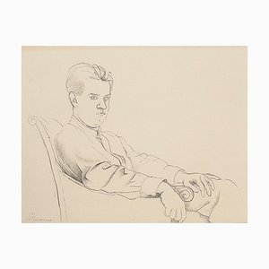 Portrait of a Boy - Original Lithograph - 20th Century 20th Century