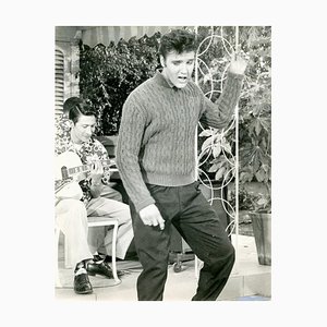 Elvis Presley in Jailhouse Rock - Vintage Photographic Print - 1957 1957