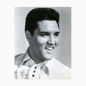 Portrait of Smiling Elvis Presley - Stampa fotografica vintage - 1960's 1960s