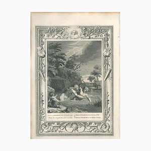 Salmacis et Hermaphrodite - Original Etching by Bernard Picart - 1742 1742