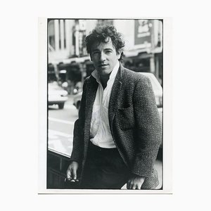 Portrait of Bruce Springsteen by Neal Preston - Vintage B/w Photo - 1985 1985