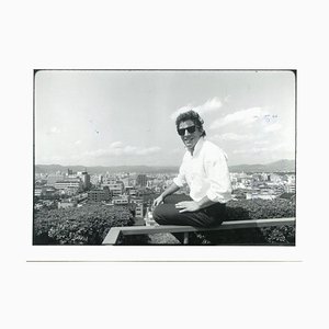 Portrait of Bruce Springsteen by Neal Preston - Vintage B/w Photo - 1985 1985