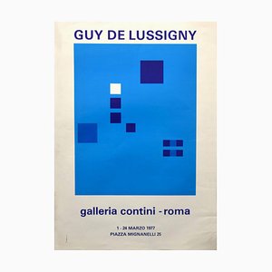 Guy De Lussigny Poster Ausstellung - 1977 1977