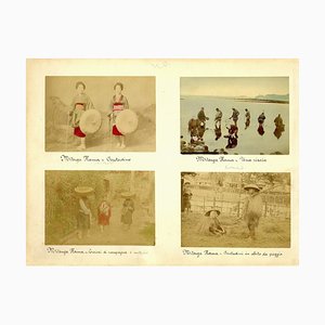 Daily Life en Seto Islands, Japan - Impresión de albúmina 1870/1890 1870/1890