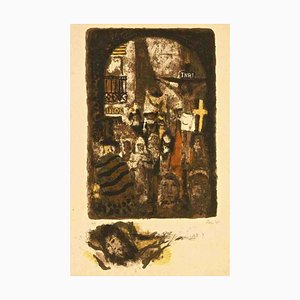 The Procession - Original Lithograph by Antoni Clavé - 1943 1943