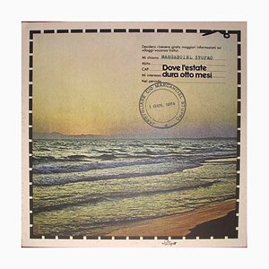 Valtur Wo der Sommer acht Monate dauert - Original Siebdruck von C. Cintoli 1973