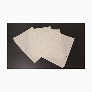 Collection de 4 Lettres par Rufino Tamayo's Wife - 1950s 1950s