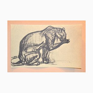 Cheetah - From Chats et Autres Bêtes - Original Lithograph 1933 1933