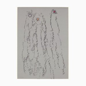 Untitled - From ''Les Chiens ont soif'' - Original Lithograph by Max Ernst - 1964 1964