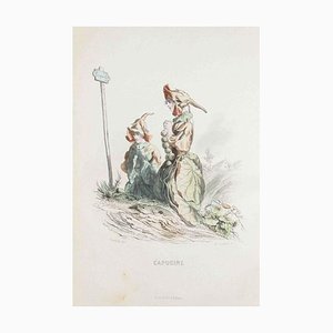 Capucine - Les Fleurs Animées Vol.I - Litho par JJ Grandville - 1847 1847