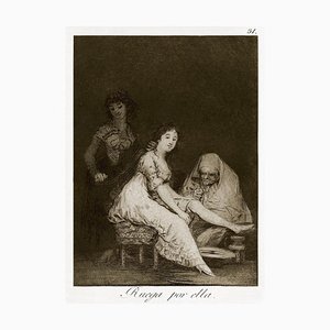 Acquaforte Ruega por Ella - Origina di Francisco Goya - 1868 1868