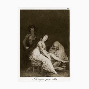 Gravure à l'Eau-Forte Ruega por Ella - Origina par Francisco Goya - 1868 1868