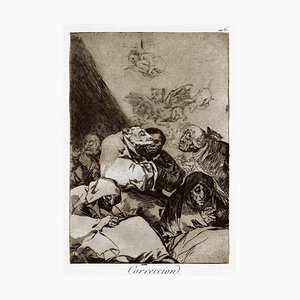 Aguafuerte Correccion - Origina y aguatinta de Francisco Goya - 1868 1868