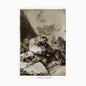 Correccion - Origina Water and Aquatint di Francisco Goya - 1868 1868