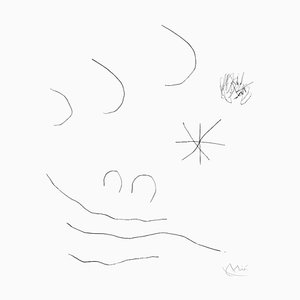 Journal D'Un Graveur - Vol. 2 Plate 15 - Original Drypoint by Joan Mirò - 1975 1975