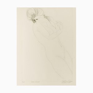 Female Figure - Original Etching by Emilio Greco - 1970 1970