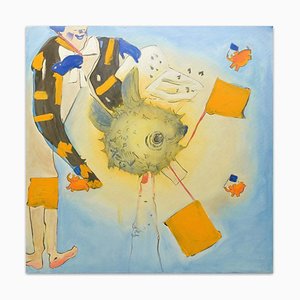 Clown - Original Oil on Canvas by Anastasia Kurakina - 2010 2010