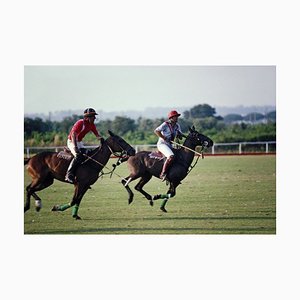 Polo en Céramique Oversize Encadrée en Blanc par Slim Aarons, Italie