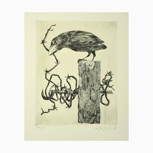 Predatory - Original Etching by Leo Guida - 1972 1972