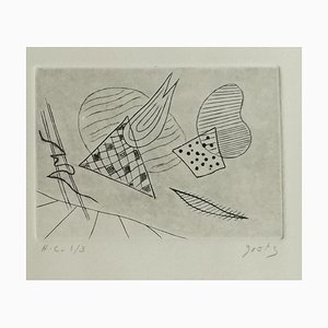 Henry Goetz, Abstract Composition, 1950, Lithograph