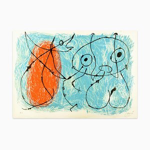 Le Lézard aux Plumes d'Or - Litografía original de Joan Mirò - 1971 1971