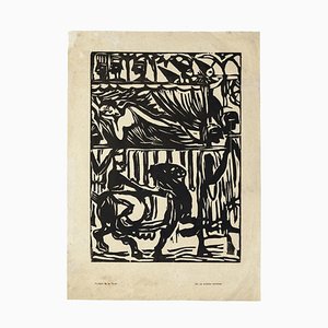 Persian Ballet - Original Woodcut by Arturo Martini - 20th Century XX Century