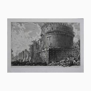 Incisione su Mausoleo di Cecilia Metella - Incisione originale di GB Piranesi - 1773 1773