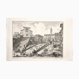 View of the Capitoline Hill - Etching by G. B. Piranesi - 1775 1775