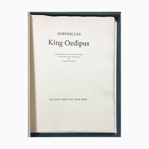 Oedipe King illustré par Manzù - Comprend une Suite d'Gravures Originales. 1968