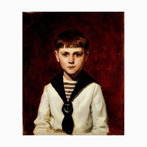 Portrait of Willy - Original Oil on Canvas by Carolus-Duran - 1870 ca. 1870 ca.