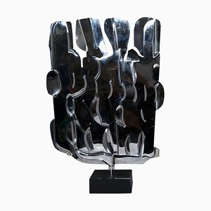 Spinning Sculpture - Original Steel Sculpture by Pietro Consagra - 1975 1975