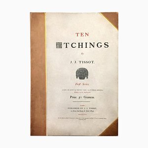 Diez grabados - década de 1870 - primera serie - James Tissot - modern 1876