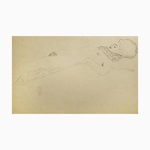 Desnudo femenino con pañuelo - años 10 1919