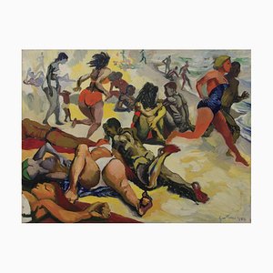 The Beach - 1955 - Renato Guttuso - Oil on Canvas - Contemporary Art 1955
