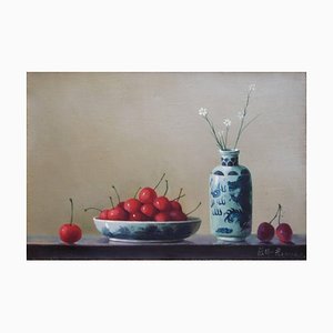 Cherries with pottery 2007