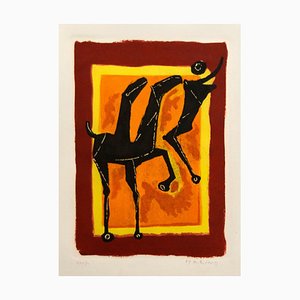 The Cry - Original Colored Etching by Marino Marini - 1950s 1950s