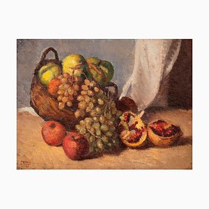 Nature Morte - Huile sur Toile par F. Girosi - 1927 1927