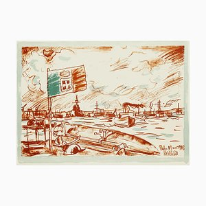 The War - Original Lithografie von Anselmo Bucci - 1918 1918