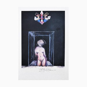 Nude - Original Drawing by Sergio Barletta - 1974 1974