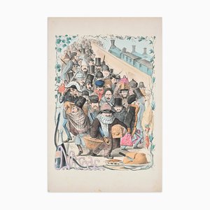 Natale - Litografia di A. Maganaro - 1872 1872