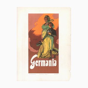 Germania- Original Lithograph by A. Hohenstein - Early 1900 Early 1900